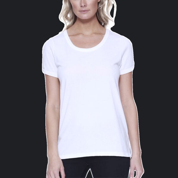 Ladies' Cotton/Modal Open Shoulder Thumbnail