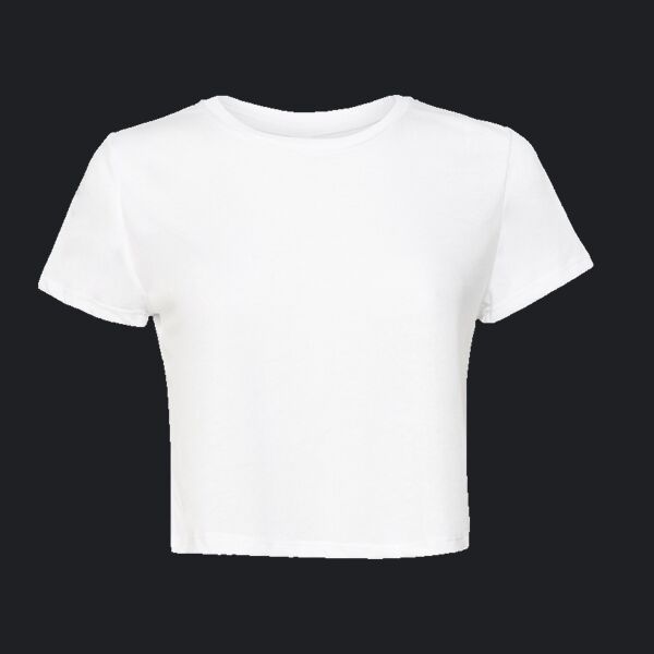 Ladies' Flowy Cropped T-Shirt Thumbnail