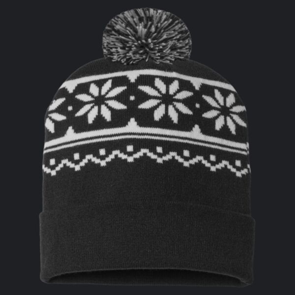 USA-Made Snowflake Beanie Thumbnail