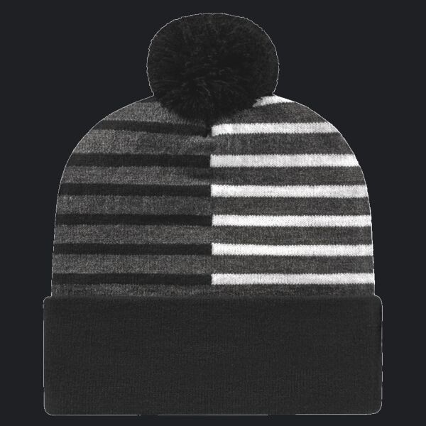 USA-Made Half Color Beanie Thumbnail