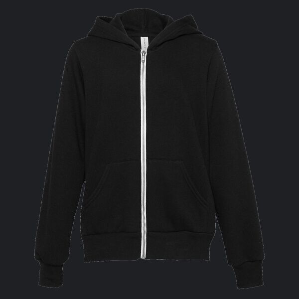 Youth Sponge Fleece Full-Zip Hooded Sweatshirt Thumbnail