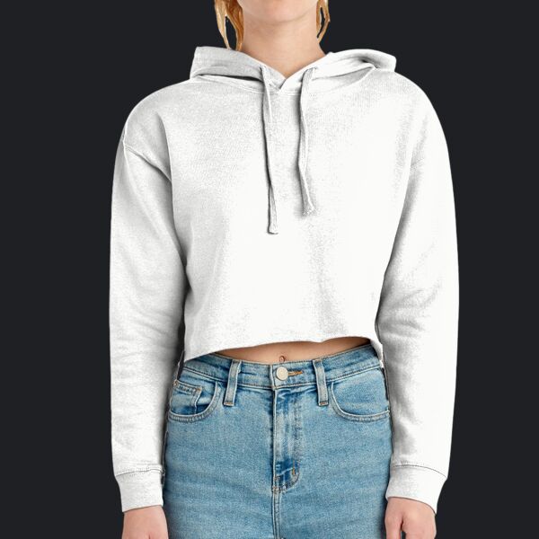 Ladies' Cropped Fleece Hoodie Thumbnail