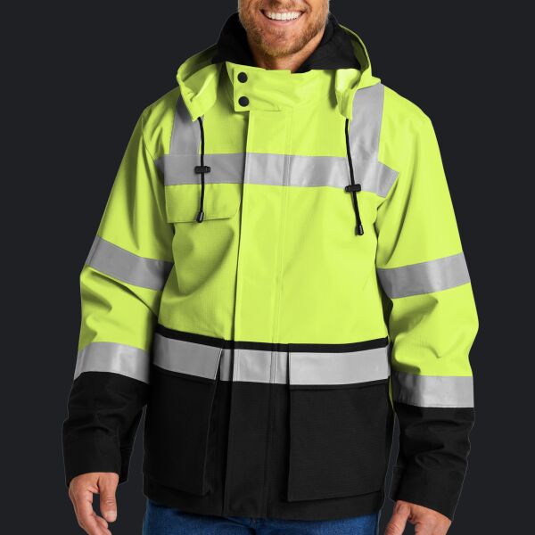 Ansi 107 Class 3 Waterproof Ripstop 3 In 1 Parka Thumbnail