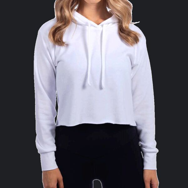 Ladies' Laguna Cropped Pullover Hooded Sweatshirt Thumbnail