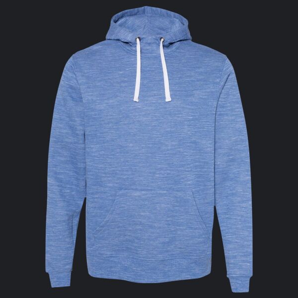 Adult Melange Fleece Pullover Hooded Sweatshirt Thumbnail