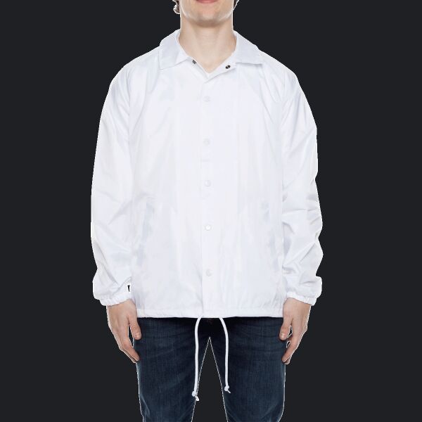 Unisex Nylon Modern Fit Coach Jacket Thumbnail