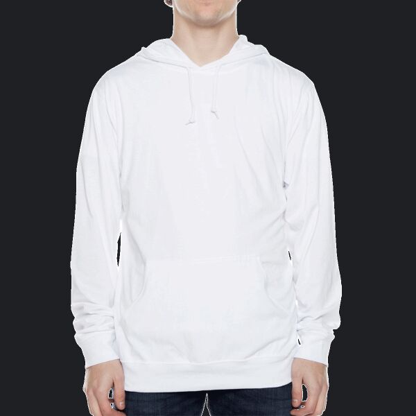 Unisex Long-Sleeve Jersey Hooded T-Shirt Thumbnail