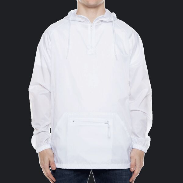 Unisex Nylon Packable Pullover Anorak Jacket Thumbnail