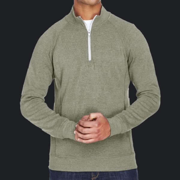 Adult Triblend Fleece Quarter-Zip Thumbnail