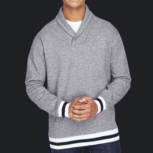 Adult Peppered Fleece Shawl Collar Thumbnail