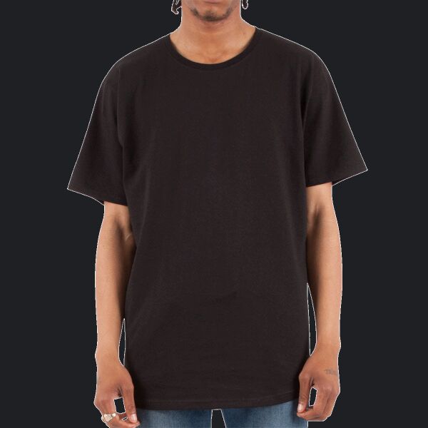 Adult Curved Hem Long T-Shirt Thumbnail