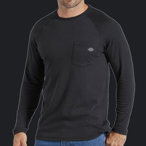Men's Temp-iQ Performance Cooling Long Sleeve Pocket T-Shirt Thumbnail