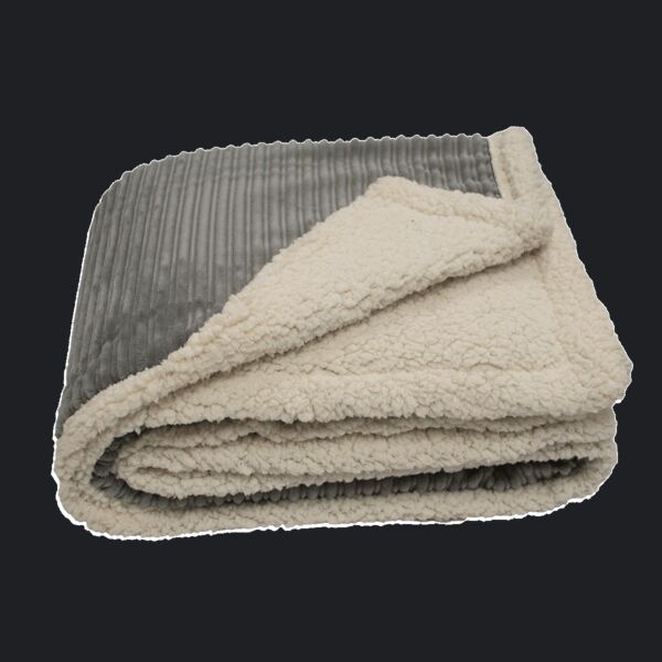 Corduroy Lambswool Throw Blanket Thumbnail