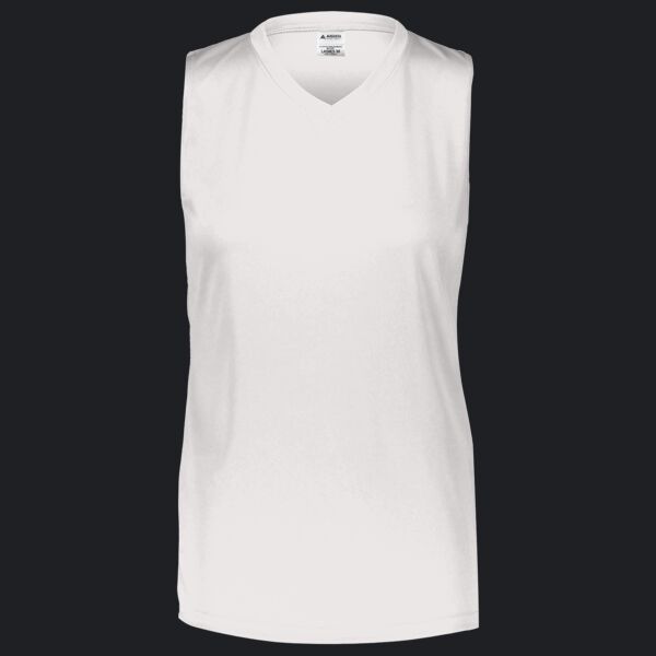 Girls Sleeveless Wicking Attain Jersey Thumbnail