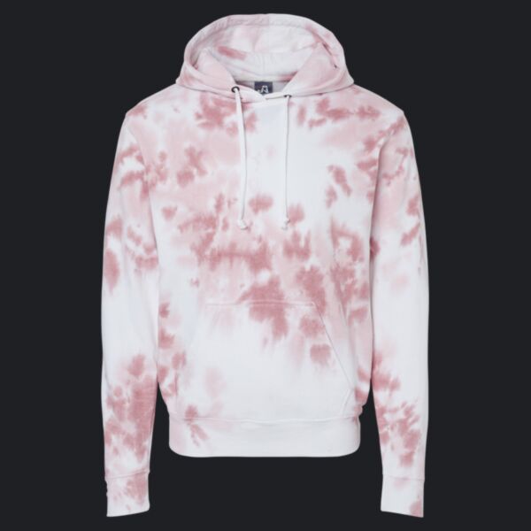 Men's Tie-Dyed Fleece Hooded Sweatshirt Thumbnail