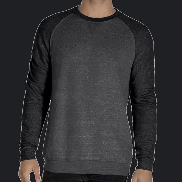 Adult Snow Heather French Terry Crewneck Sweatshirt Thumbnail