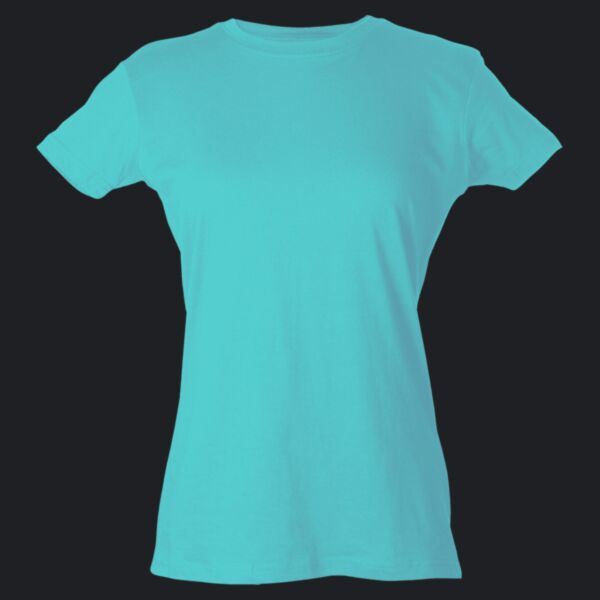 Women's Fine Jersey Slim Fit T-Shirt Thumbnail