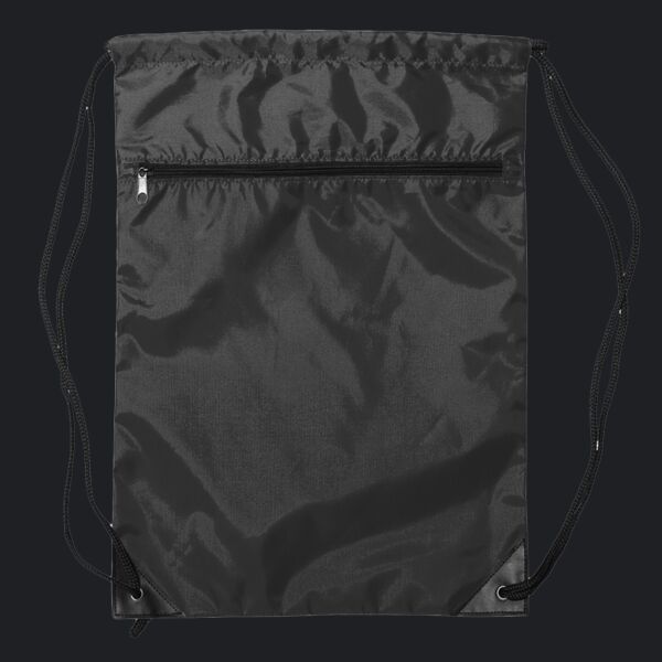 Zipper Drawstring Backpack Thumbnail