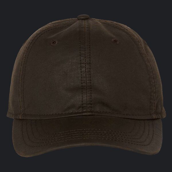 Landmark Unstructured Low-Profile Waxy Canvas Hat Thumbnail