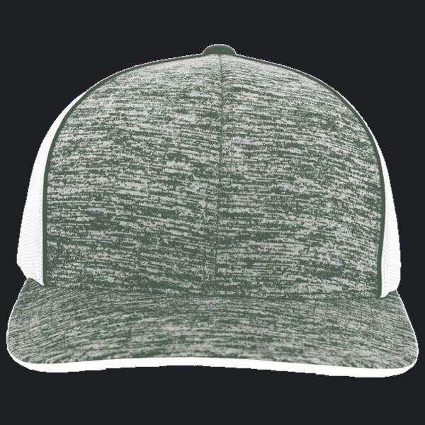 Aggressive Heather Trucker Snapback Cap Thumbnail