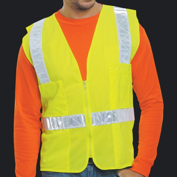 Unisex USA Made 22Surv-R Class 2 ANSI High Vis Surveyor Safety Vest Thumbnail