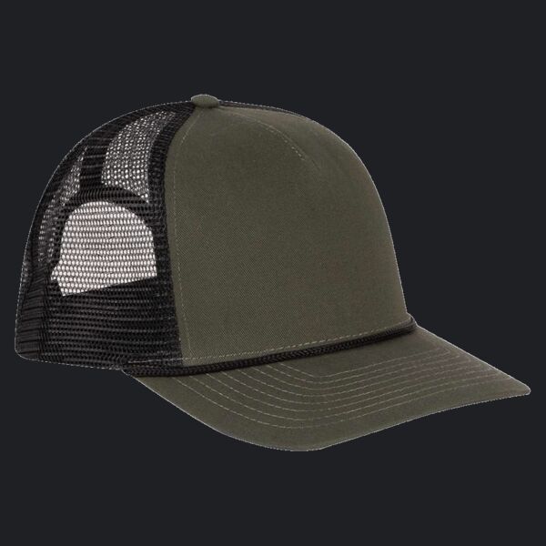 Cotton Retro Rope Trucker Hat Thumbnail