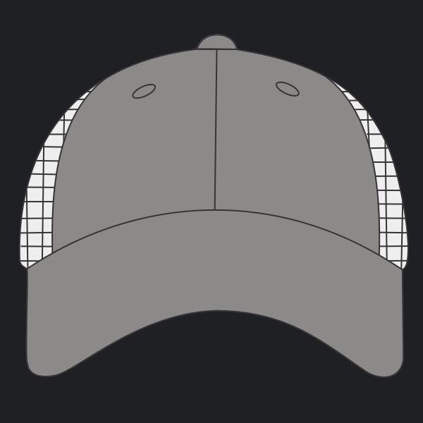 Heathered Cotton Polyester Trucker Hat Thumbnail