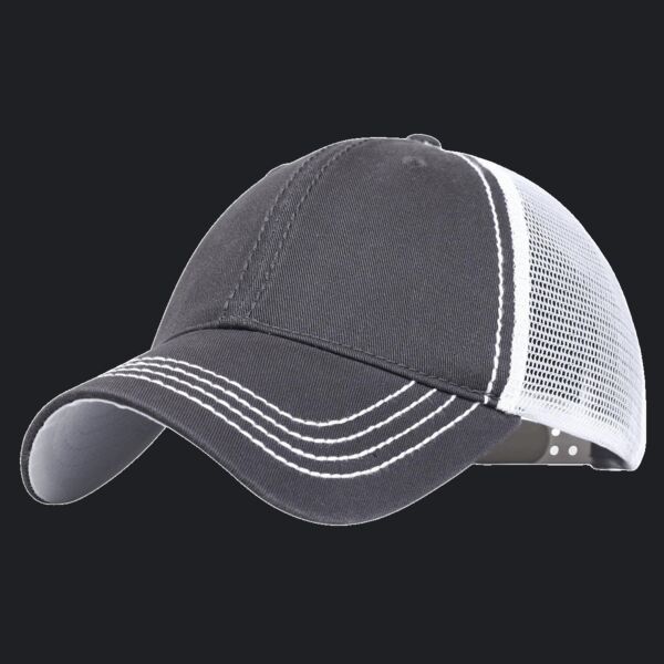 Garment Washed Cotton Mesh Back Hat Thumbnail