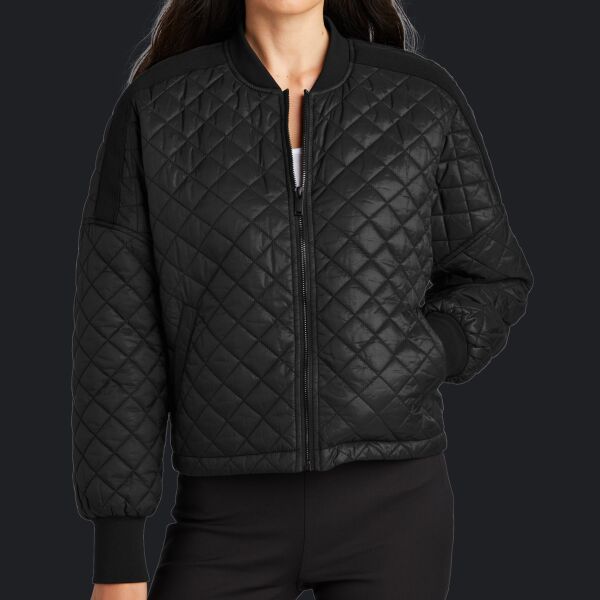 Women's Boxy Quilted Jacket Thumbnail