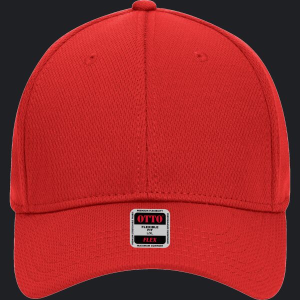 OTTO CAP "OTTO FLEX" Fitted 6 Panel Low Profile Baseball Cap Thumbnail