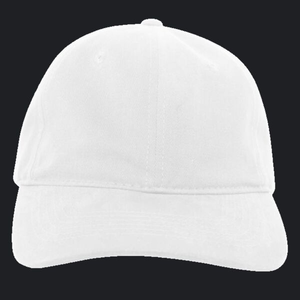 Brushed Cotton Twill Buckle Strap Adjustable Cap Thumbnail