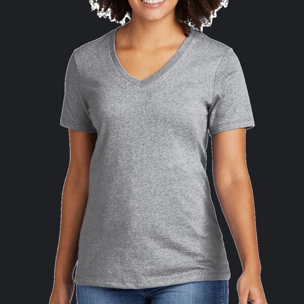 Women's Recycled Blend V Neck Tee Thumbnail