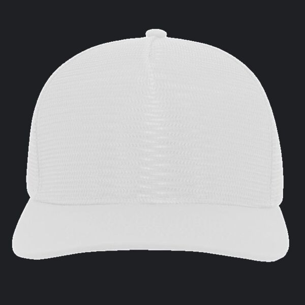 5-Panel Mesh Overlay Trucker Snapback Thumbnail