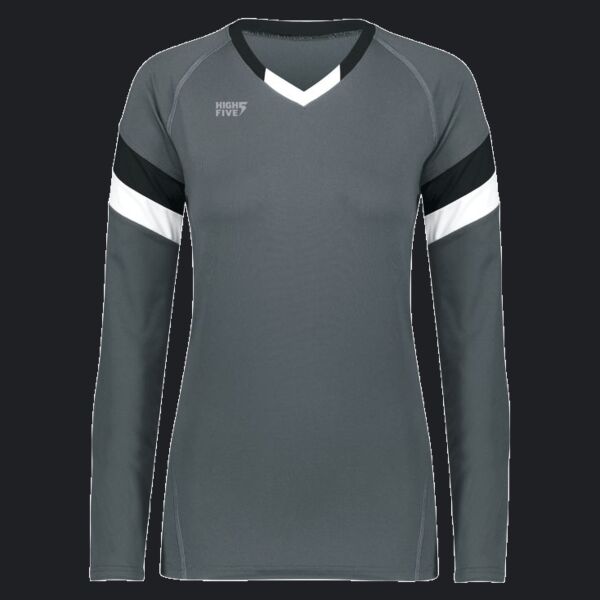 Ladies TruHit Tri-Color Long Sleeve Jersey Thumbnail
