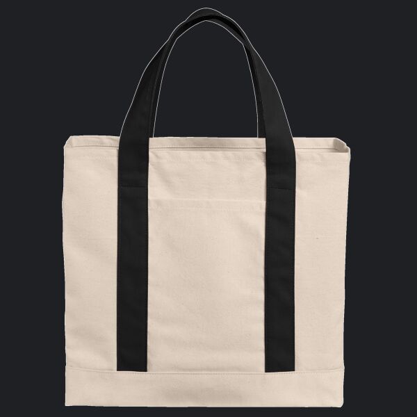 Cotton Canvas Two Tone Tote Thumbnail