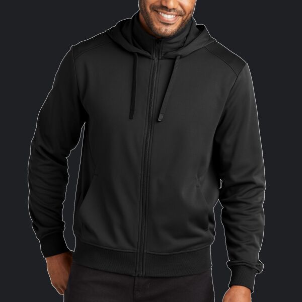 Smooth Fleece Hooded Jacket Thumbnail