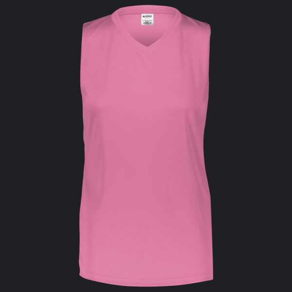 Girls Attain Wicking Sleeveless Jersey Thumbnail