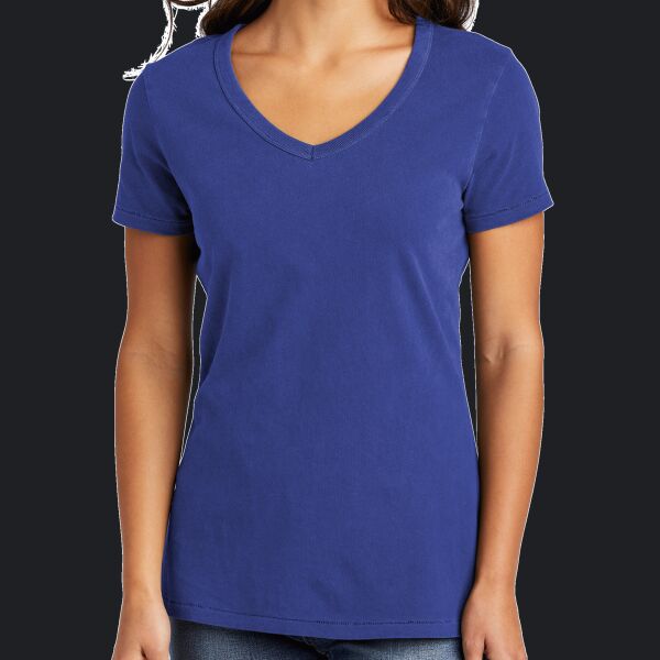 Garment Dyed V Neck Tee Thumbnail