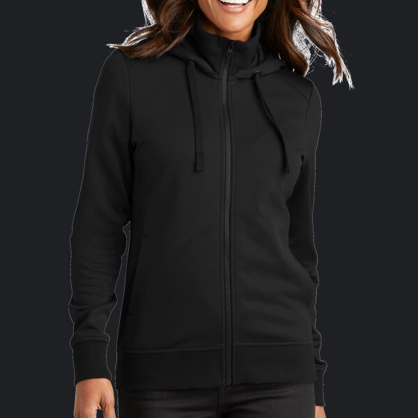 Women's Smooth Fleece Hooded Jacket Thumbnail