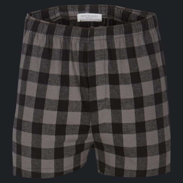 Men's Double Brushed Flannel Boxers Thumbnail