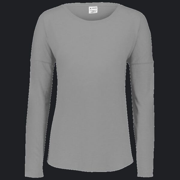 Ladies Lux Tri-Blend Long Sleeve Tee Thumbnail