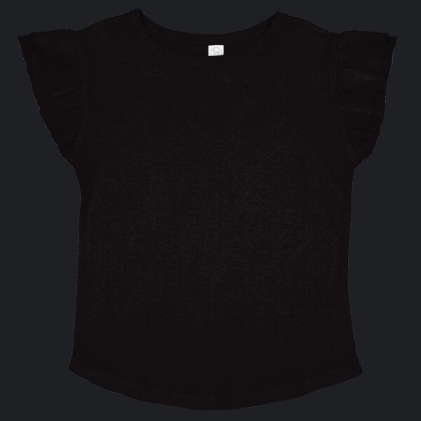 Toddler Flutter Sleeve T-Shirt Thumbnail