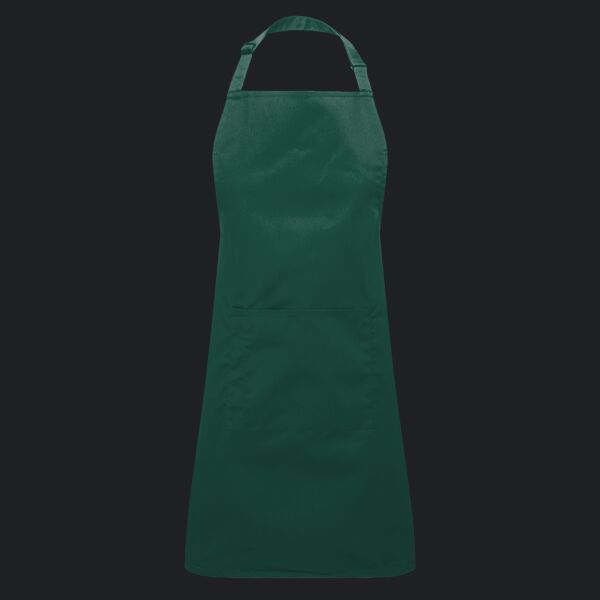 Unisex 'Colours' Recycled Bib Apron with Pocket Thumbnail