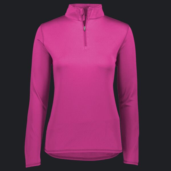 Ladies Attain Wicking 1/4 Zip Pullover Thumbnail