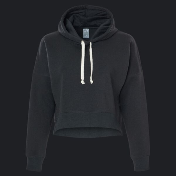 Women's Crop Hooded Sweatshirt Thumbnail