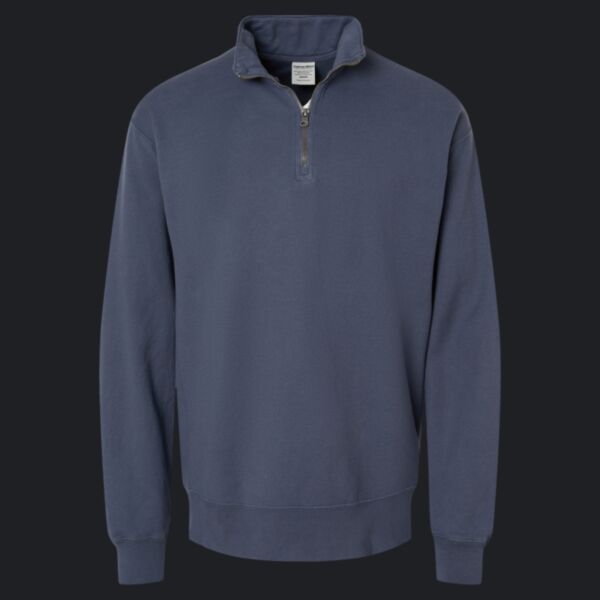 Unisex Garment-Dyed Quarter-Zip Sweatshirt Thumbnail