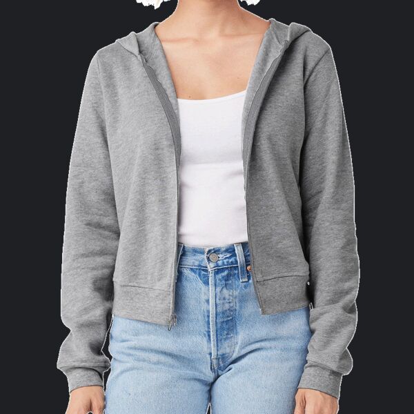 Ladies' Sponge Fleece Full-Zip Hooded Sweatshirt Thumbnail