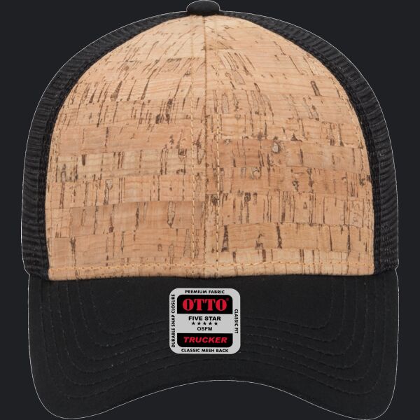 OTTO CAP 6 Panel Low Profile Mesh Back Trucker Hat Thumbnail