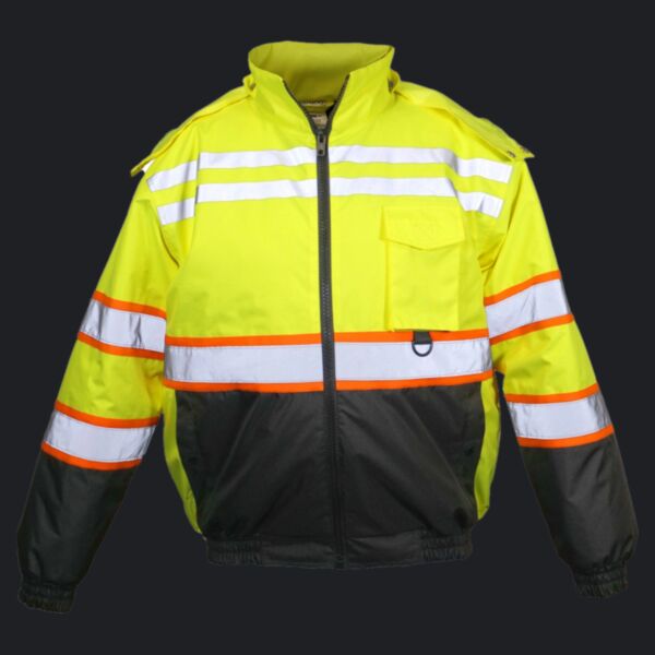 Unisex Economy Contrast Class 3 Bomber Jacket Thumbnail