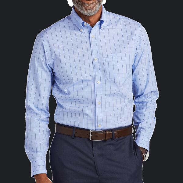 Wrinkle Free Stretch Patterned Shirt Thumbnail